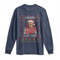 Funny Chit Christmas Long Sleeve Shirt Merry Chit Mas Do It Lady Ugly Xmas - Wonder Print Shop