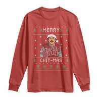 Funny Chit Christmas Long Sleeve Shirt Merry Chit Mas Do It Lady Ugly Xmas - Wonder Print Shop