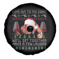 Funny Nakatomi Plaza Christmas Spare Tire Cover Come Out To The Coast John Xmas 80's Die Movie - Wonder Print Shop