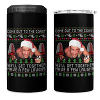 Funny Nakatomi Plaza Christmas 4 in 1 Can Cooler Tumbler Come Out To The Coast John Xmas 80's Die Movie - Wonder Print Shop