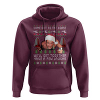 Funny Nakatomi Plaza Christmas Hoodie Come Out To The Coast John Xmas 80's Die Movie - Wonder Print Shop