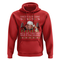 Funny Nakatomi Plaza Christmas Hoodie Come Out To The Coast John Xmas 80's Die Movie - Wonder Print Shop