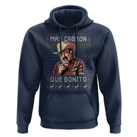 Funny Julian Garza Christmas Hoodie Mas Cabron Que Bonito Cowboy Holiday Mexican Xmas - Wonder Print Shop