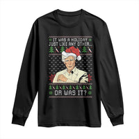 True Crime Christmas Keith Long Sleeve Shirt Funny It Was A Holiday Just Like Any Other Or Was It - Wonder Print Shop