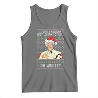 True Crime Christmas Keith Tank Top Funny It Was A Holiday Just Like Any Other Or Was It - Wonder Print Shop