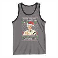 True Crime Christmas Keith Tank Top Funny It Was A Holiday Just Like Any Other Or Was It - Wonder Print Shop