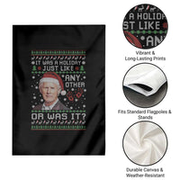 True Crime Christmas Keith Garden Flag Funny It Was A Holiday Just Like Any Other Or Was It Bloody Hand - Wonder Print Shop