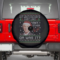 True Crime Christmas Keith Spare Tire Cover Funny It Was A Holiday Just Like Any Other Or Was It Bloody Hand - Wonder Print Shop
