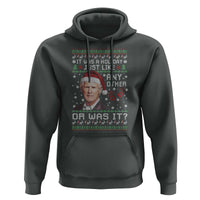 True Crime Christmas Keith Hoodie Funny It Was A Holiday Just Like Any Other Or Was It Bloody Hand - Wonder Print Shop