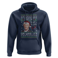 True Crime Christmas Keith Hoodie Funny It Was A Holiday Just Like Any Other Or Was It Bloody Hand - Wonder Print Shop