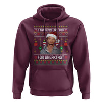 Funny Christmas Jeffrey Dahmer Hoodie I Eat Guys Like You For Breakfast Serial Killer - Wonder Print Shop