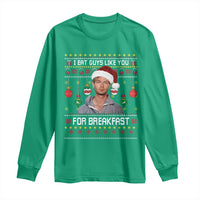Funny Christmas Jeffrey Dahmer Long Sleeve Shirt I Eat Guys Like You For Breakfast Serial Killer - Wonder Print Shop