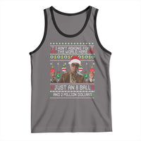 Funny Christmas Billy Meme Tank Top I Aint Asking For The World Here Just An 8 Ball And 2 Million Dollars - Wonder Print Shop