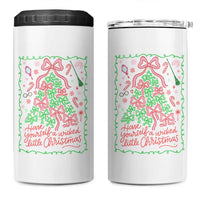 Have Yourself A Wicked Little Christmas 4 in 1 Can Cooler Tumbler Funny Xmas Wizard Princess - Wonder Print Shop