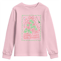 Have Yourself A Wicked Little Christmas Youth Sweatshirt Funny Xmas Wizard Princess - Wonder Print Shop