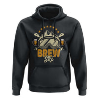 Brewski Skiing Beer Hoodie Funny Skiing Skier Ski Vacation - Wonder Print Shop
