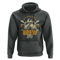 Brewski Skiing Beer Hoodie Funny Skiing Skier Ski Vacation - Wonder Print Shop