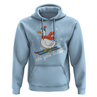 Funny Skiing Goose Hoodie Ski You Later Winter Vacation Sport - Wonder Print Shop