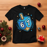 Funny 67 Hanukkah Dreidel T Shirt Chanukah Star Of David - Wonder Print Shop