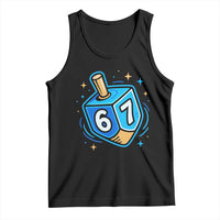 Funny 67 Hanukkah Dreidel Tank Top Chanukah Star Of David - Wonder Print Shop