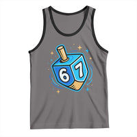 Funny 67 Hanukkah Dreidel Tank Top Chanukah Star Of David - Wonder Print Shop
