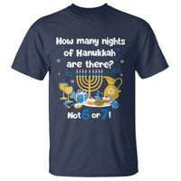 Funny 67 Hanukkah T Shirt How Many Nights Of Hanukkah Are There Not 6 or 7 - Wonder Print Shop