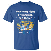 Funny 67 Hanukkah T Shirt How Many Nights Of Hanukkah Are There Not 6 or 7 - Wonder Print Shop