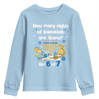 Funny 67 Hanukkah Youth Sweatshirt How Many Nights Of Hanukkah Are There Not 6 or 7 - Wonder Print Shop