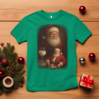 Funny Christmas Santa Drinking Milk Dank Meme T Shirt - Wonder Print Shop