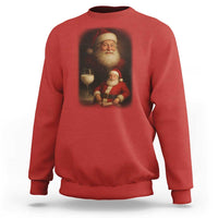 Funny Christmas Santa Drinking Milk Dank Meme Sweatshirt - Wonder Print Shop