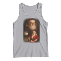 Funny Christmas Santa Drinking Milk Dank Meme Tank Top - Wonder Print Shop