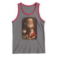 Funny Christmas Santa Drinking Milk Dank Meme Tank Top - Wonder Print Shop