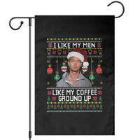 Funny Christmas Jeffrey Dahmer Garden Flag I Like My Men Like My Coffee Ground Up Serial Killer - Wonder Print Shop