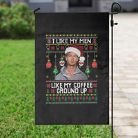 Funny Christmas Jeffrey Dahmer Garden Flag I Like My Men Like My Coffee Ground Up Serial Killer - Wonder Print Shop