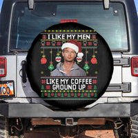 Funny Christmas Jeffrey Dahmer Spare Tire Cover I Like My Men Like My Coffee Ground Up Serial Killer - Wonder Print Shop