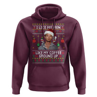 Funny Christmas Jeffrey Dahmer Hoodie I Like My Men Like My Coffee Ground Up Serial Killer - Wonder Print Shop