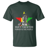 Huey P.Newton Power To The People T Shirt Black Panther Party Black History Month