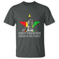 Huey P.Newton Power To The People T Shirt Black Panther Party Black History Month