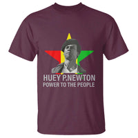 Huey P.Newton Power To The People T Shirt Black Panther Party Black History Month