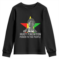 Huey P.Newton Power To The People Youth Sweatshirt Black Panther Party Black History Month
