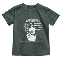 Angela Davis Quotes Toddler T Shirt I Am No Longer Accepting The Things I Cannot Change Black History Month
