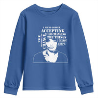 Angela Davis Quotes Youth Sweatshirt I Am No Longer Accepting The Things I Cannot Change Black History Month