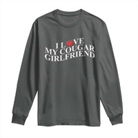 Funny I Love My Cougar Girlfriend Long Sleeve Shirt Boyfriend Valentines Couple Matching