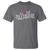 Funny I Love My Cougar Girlfriend T Shirt Boyfriend Valentines Couple Matching