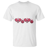 Funny Valentine's Day Xoxo Pink Pickleball T Shirt