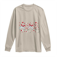 Funny Valentine's Day Nurse Doctor Long Sleeve Shirt Heart Stethoscope