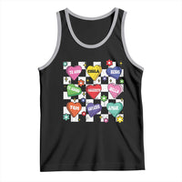 Funny Spanish Candy Heart Valentine's Day Tank Top