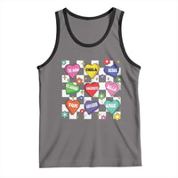 Funny Spanish Candy Heart Valentine's Day Tank Top