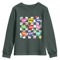 Funny Spanish Candy Heart Valentine's Day Youth Sweatshirt