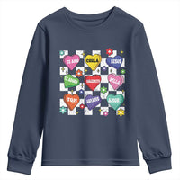 Funny Spanish Candy Heart Valentine's Day Youth Sweatshirt
